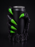 Soporte para Lata de 470 ml con Garra Gótica | Portabebidas Decorativo para Escritorio, Gaming y Regalo Original