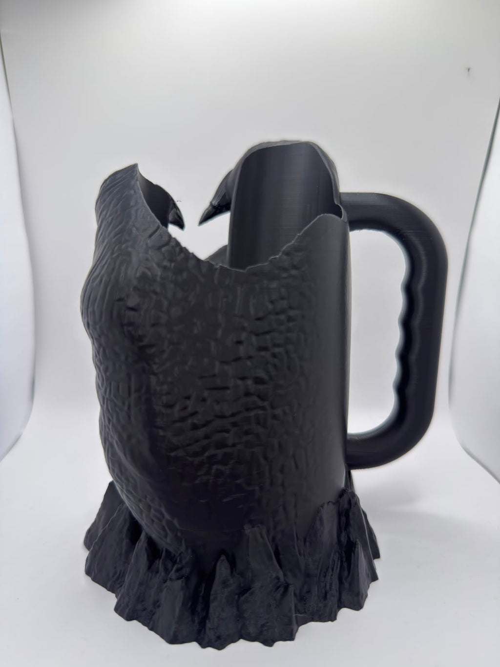 Soporte para Lata de 470 ml con Garra Gótica | Portabebidas Decorativo para Escritorio, Gaming y Regalo Original