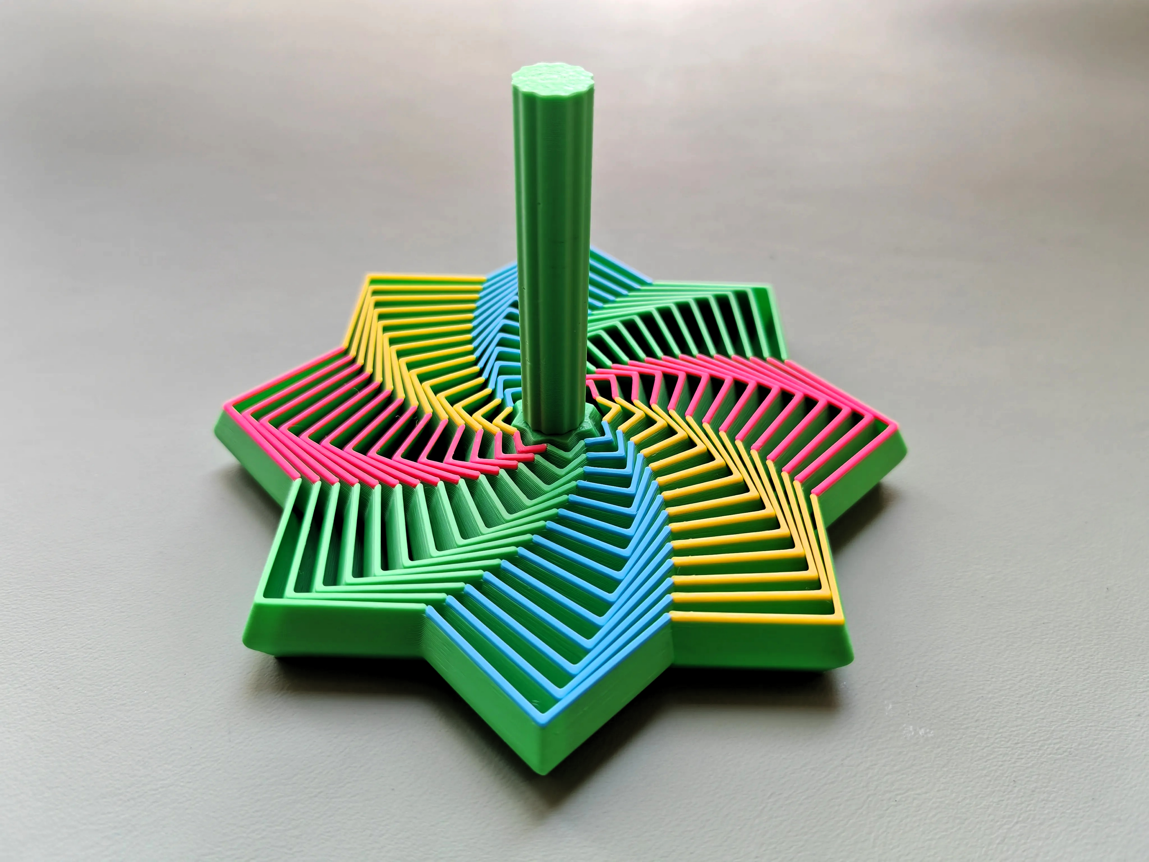 Fidget Toy Mecánico con Clic | Juguete Antiestrés de Escritorio con Mango Desmontable