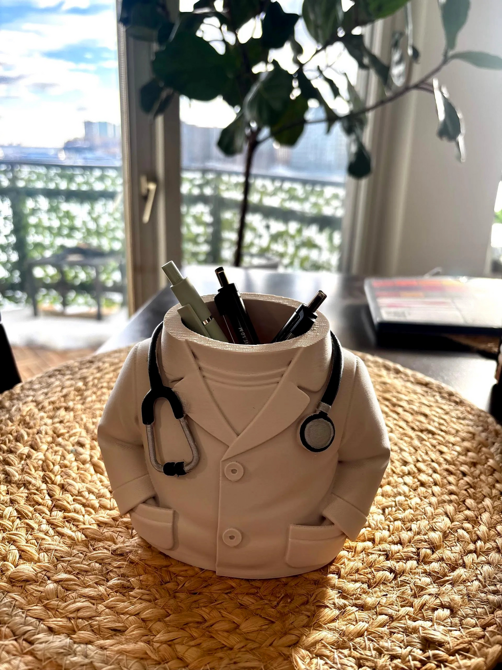 Portalápices Busto Médico | Regalo Original para Médicos y Enfermeras