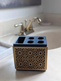 Set de Baño de 3 Piezas | Dispensador de Jabón, Portacepillos y Recipiente con Tapa