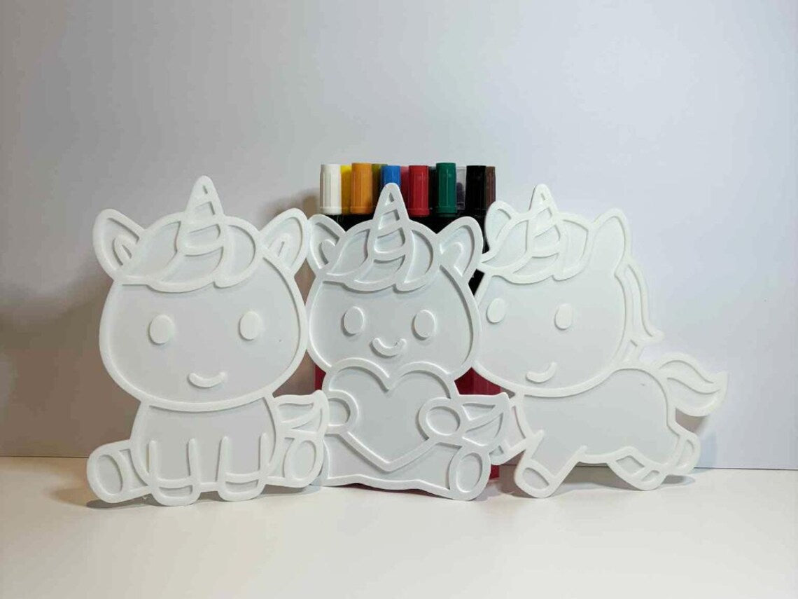 Kit de Figuras para Colorear | Actividad Creativa para Niños, Fiestas y Manualidades