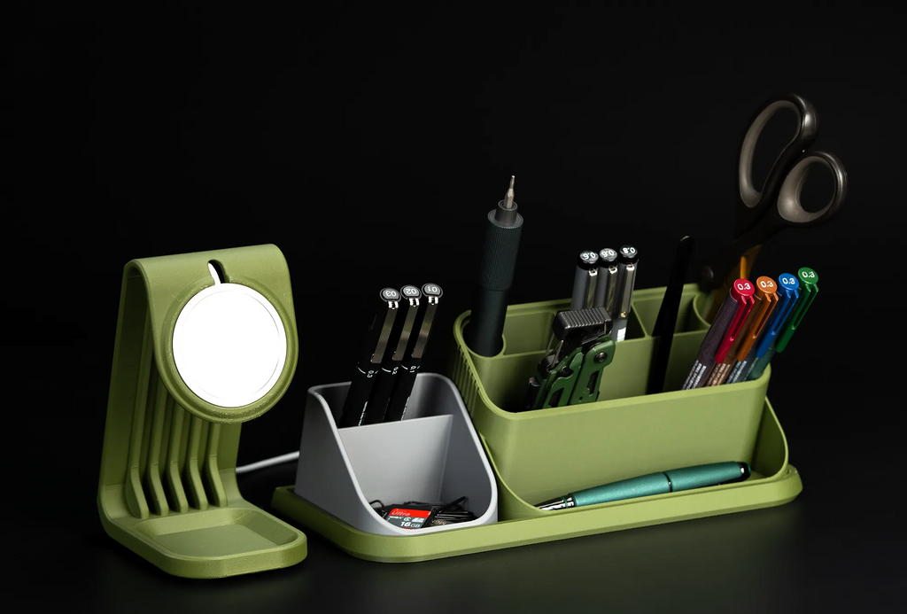 Organizador de Escritorio con Soporte para Móvil y Auriculares